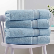 Spirit Linen Home Spa Collection Oversized 4 pc. Bath Sheet Set