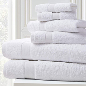 Spirit Linen Home 6 pc. Oversized Ring Spun Towel Set