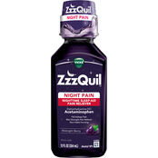 Vicks ZzzQuil Nighttime Pain Relief Sleep Aid Liquid 12 oz.