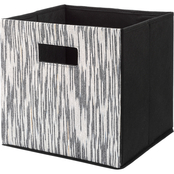 Whitmor 10.5 in. Space Dyed Lurex Collapsible Storage Cube