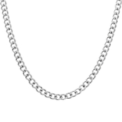Stainless Steel Box Link Chain 22 in. Necklace