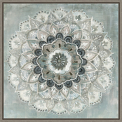 Amanti Art Sunburst Neutral (Mandala) Canvas Wall Art 16 x 16