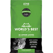 Worlds Best Cat Litter Clumping Litter Unscented 15 lb.