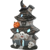 National Tree Company 18 in. Multilevel Haunted House with LED Light
