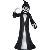 National Tree Company 9.5 ft. Inflatable Animated Reaper Decoration