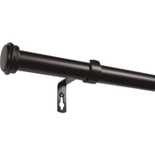 Exclusive Home Topper Outdoor Curtain Rod and Finials