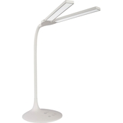OttLite Wellness Series Pivot LED 13.5 in. Desk Lamp with Dual Shades