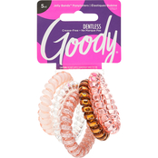 Goody Trend Blush Pink Coil Hair Ties 5 ct.