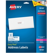 Avery Easy Peel Address Labels 300 pk.