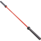 Marcy Steel Body 7.2 ft. Red and Black 45 lb. Olympic Barbell