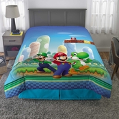 Nintendo Super Mario The More The Mario Twin/Full Comforter