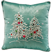 National Tree Company 16 in. Christmas Trees Pillow