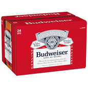 Budweiser Beer 12 oz., 24 pk.
