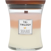 WoodWick Island Getaway Medium Hourglass Trilogy Candle