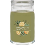 Yankee Candle Sage and Citrus Signature Large Jar Candle