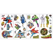 RoomMates Classic Superman Characters Peel and Stick Wall Decals