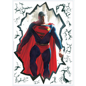 RoomMates Alex Ross Superman Cracked Peel and Stick Giant Wall Decal