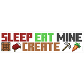 RoomMates Minecraft Eat Sleep Mine Create Peel and Stick Wall Decals