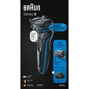 Gillette Braun Series 5 5018s Easy Clean Electric Razor with Precision Trimmer
