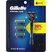 Gillette ProGlide Men's Razor Handle with 4 Cartridges