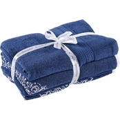 Modern Threads Artesia Damask 6 pc. Reversible Yarn Dyed Towel Set
