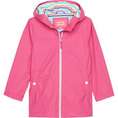 Pink Platinum Little Girls Solid Color Rain Jacket