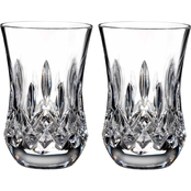 Waterford Connoisseur Lismore Sipping Tumbler Flared 6 oz. Set of 2