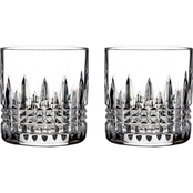Waterford Connoisseur Lismore Diamond Straight Sided Tumbler 7 oz. Set of 2