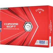 Callaway Chrome Soft '22 Triple Track White Golf Ball