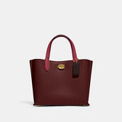 COACH Signature Leather Willow 24 Tote