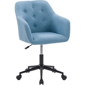 CorLiving Marlowe Upholstered Button Tufted Task Chair