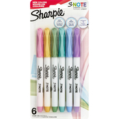 Sharpie S Note V2 Creative Markers Assorted 6 ct.