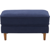 CorLiving Mulberry Fabric Upholstered Modern Ottoman