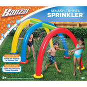 Banzai Splash Tunnel Sprinkler Outdoor Toy