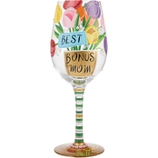 Lolita Best Bonus Mom Wine Glass