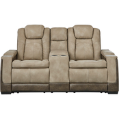 Signature Design by Ashley Next Gen DuraPella Power Reclining Loveseat with Console