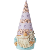Jim Shore Heartwood Creek Gnome with Cat Figurine