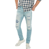 American Eagle AirFlex+ Temp Tech Patched Athletic Skinny Jeans