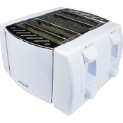 Brentwood Cool Touch 4 Slice Toaster, White