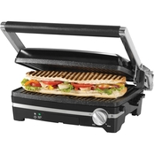 Starfrit The Rock 1,500W Panini Maker with Reversible Plates