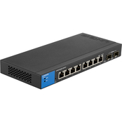 Linksys 8-Port Managed Gigabit Ethernet Switch with 2 1G SFP Uplinks TAA Compliant