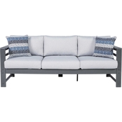 Signature Design by Ashley Amora Collection Outdoor Sofa with Cushion