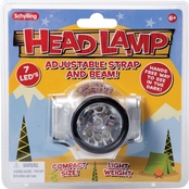 Schylling Led Head Lamp with Adjustable Strap and Beam