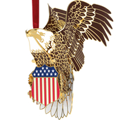 ChemArt Bald Eagle Military Ornament