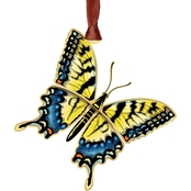 ChemArt A Nature Yellow Swallowtail Ornament
