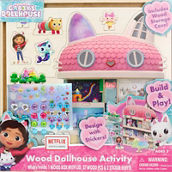 Tara Toy Gabby's Dollhouse Wood Activity 60 pc. Set