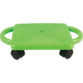 Green Indoor Scooter Board With Safety Handles