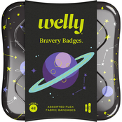Welly Bravery Badges Space Fabric Bandages 48 ct.
