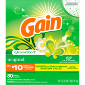 Gain Powder Original Scent Laundry Detergent 91 oz.