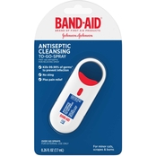 Band-Aid Brand First Aid Antiseptic Cleansing To-Go-Spray, .26 oz.
